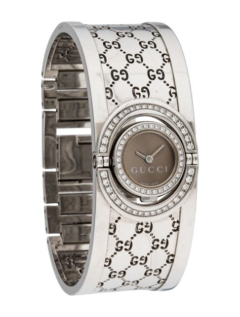 gucci gold watches|gucci diamond watches ladies.